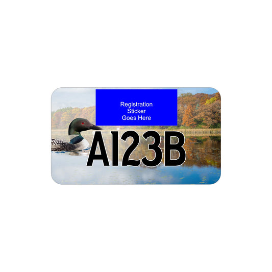 Minnesota Loon ATV Plate