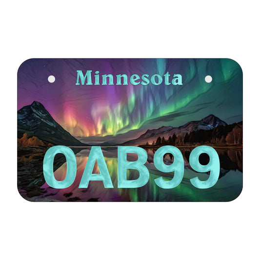 Magnificent Aurora Borealis ATV Plate