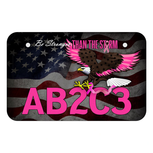 Stronger Than The Storm ATV License Plate