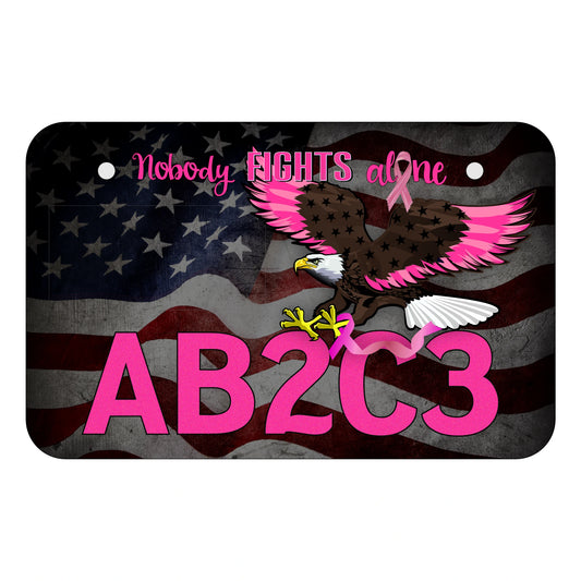 Nobody Fights Alone ATV License Plate