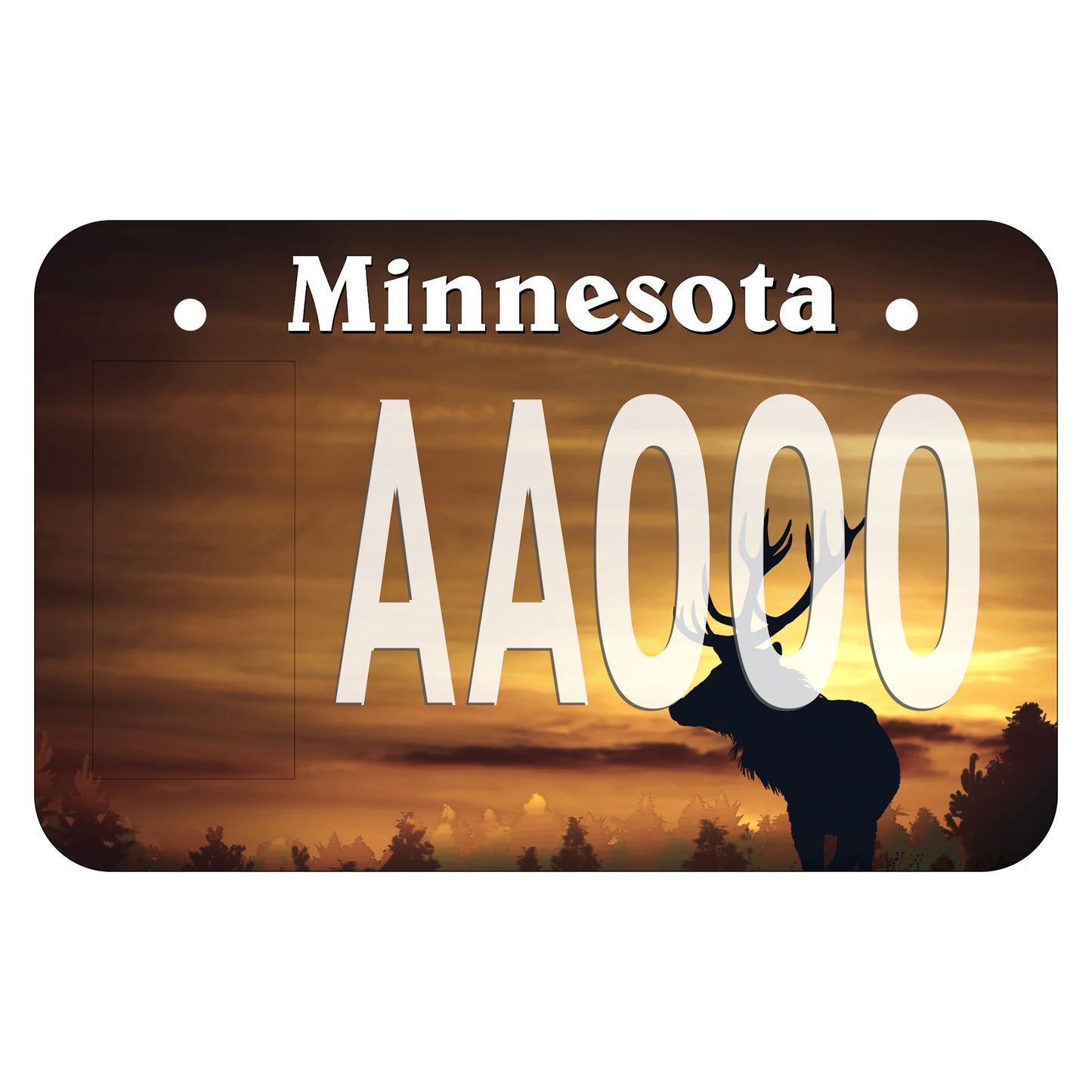Elk Minnesota ATV License Plate