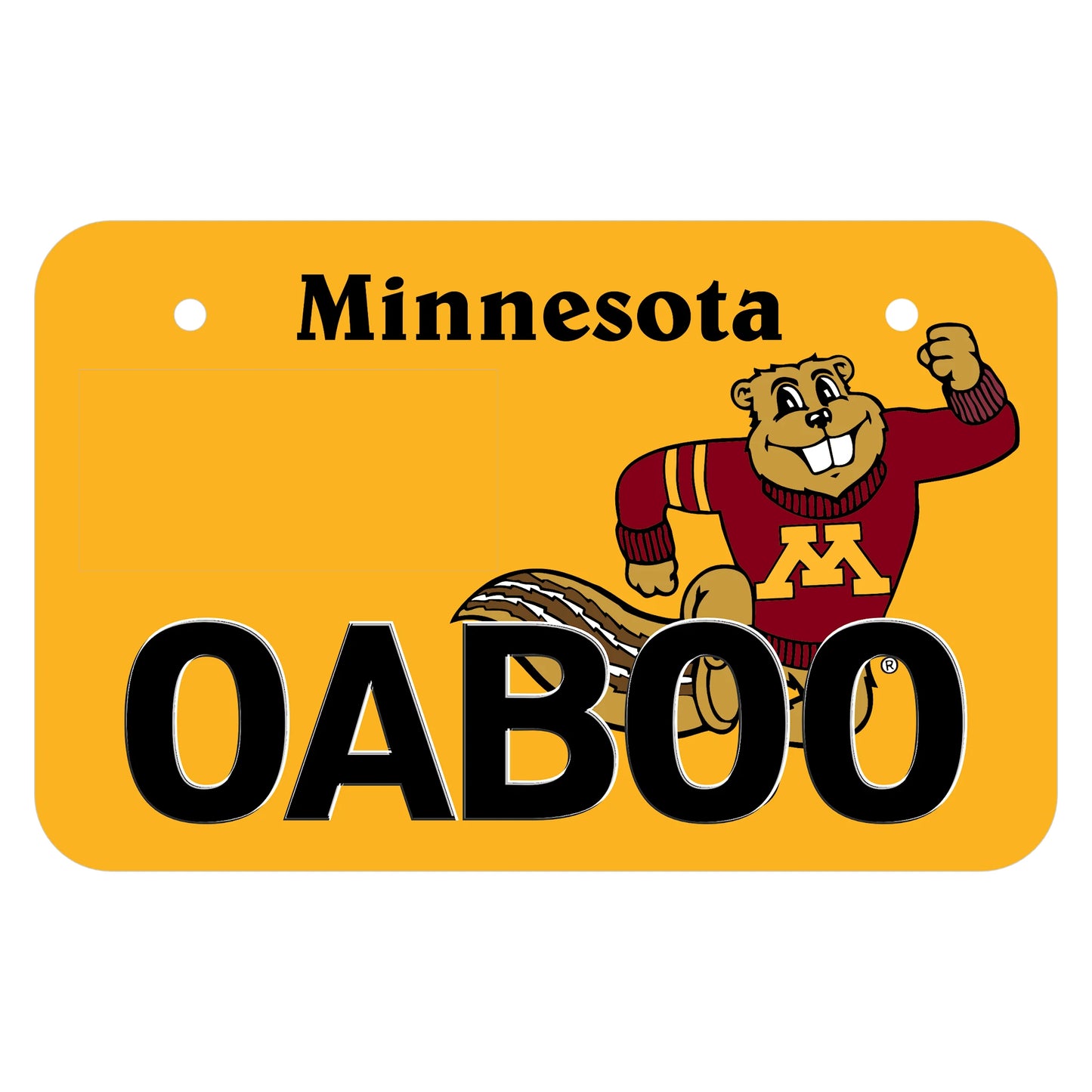 Gopher Minnesota ATV Plate