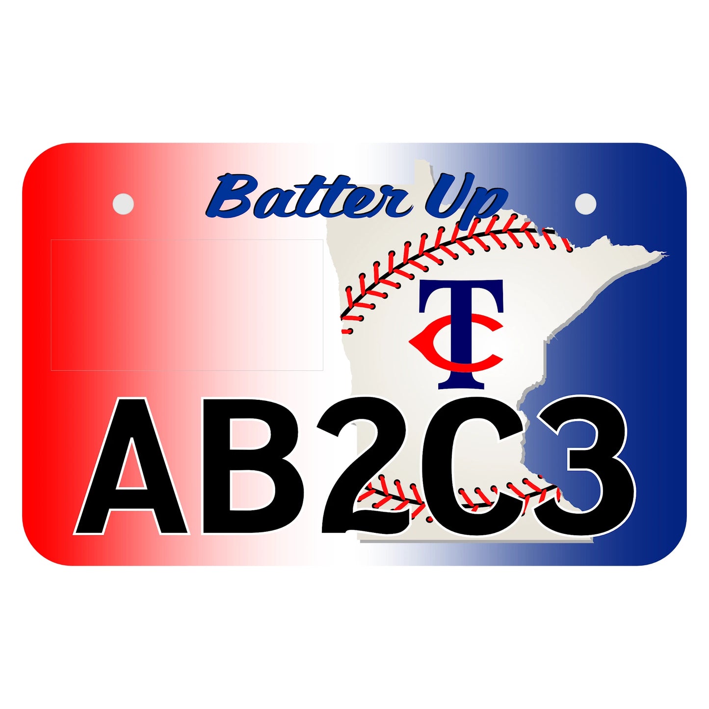 Minnesota ATV License Plate - Batter UP