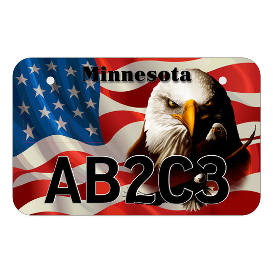 Majestic Eagles Minnesota ATV license plate