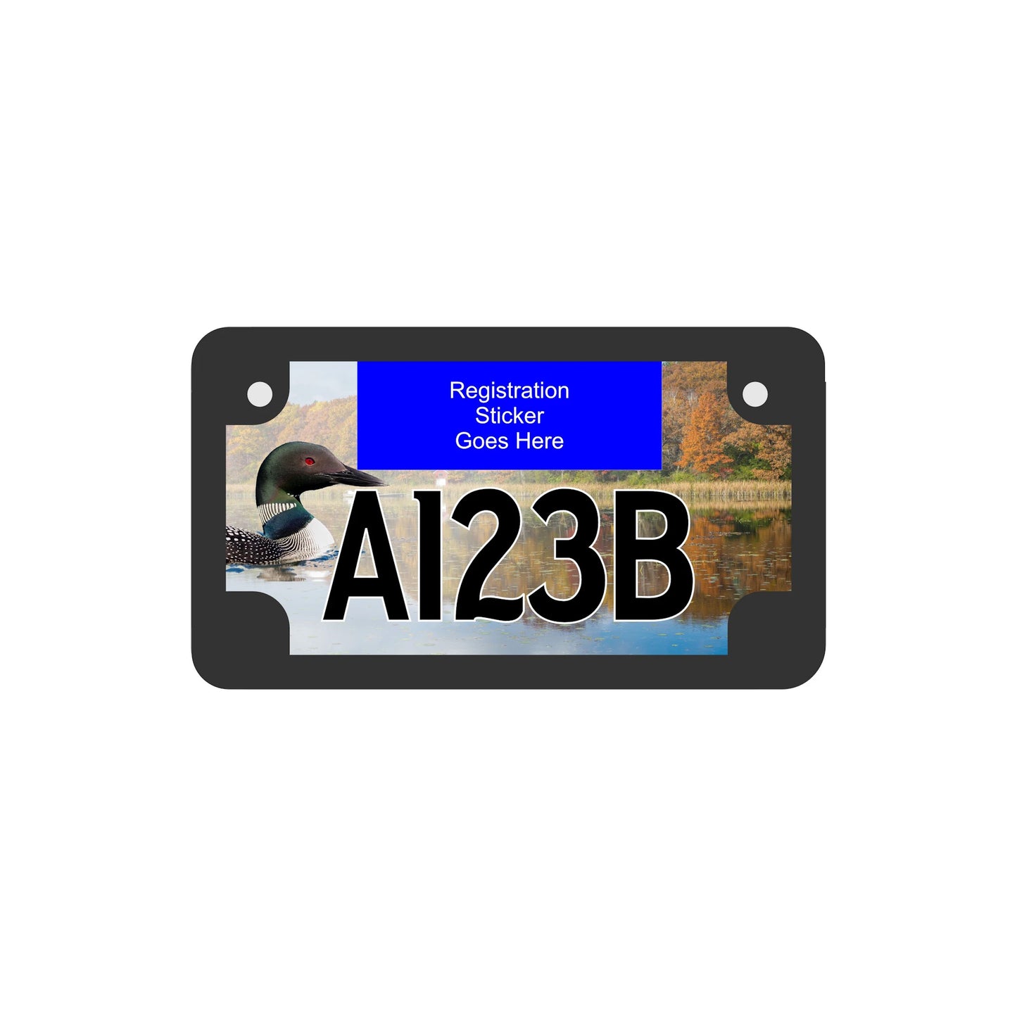 Minnesota Loon ATV Plate