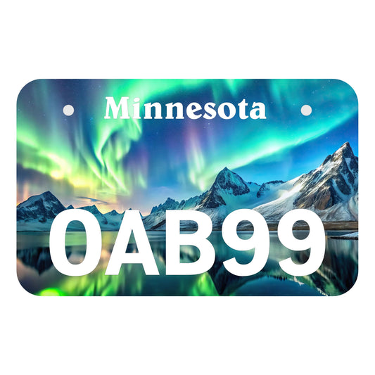 Bright Aura Sky ATV Plate